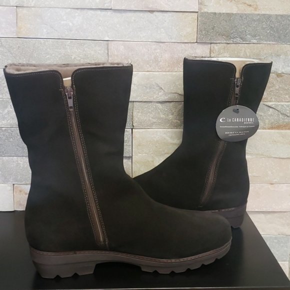 La Canadienne Women's Vogue Suede Boot - Picture 5 of 12